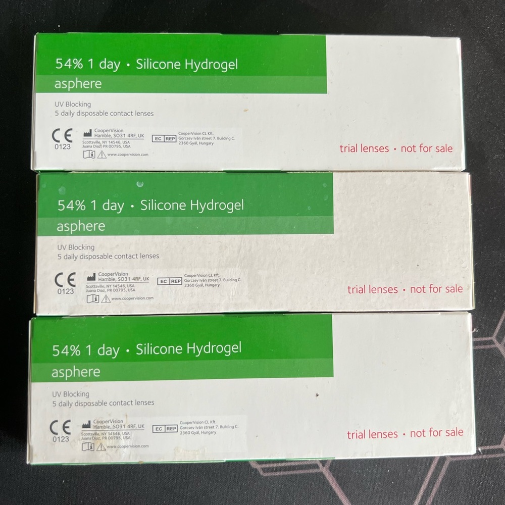 SILICONE HYDROGEL LENSES